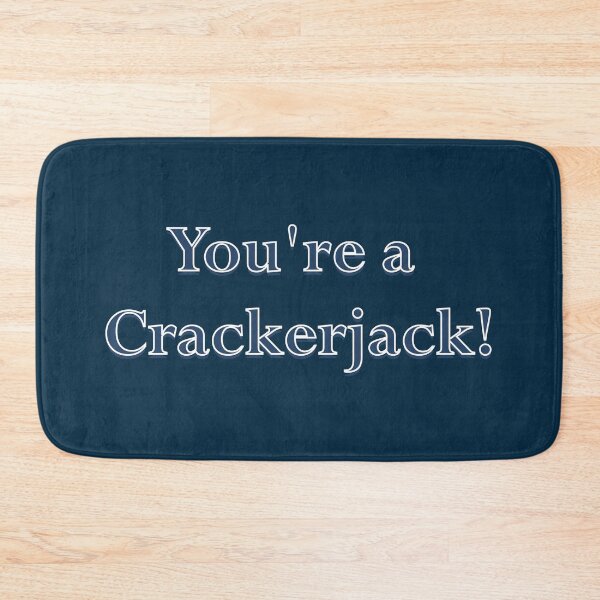 Item preview, "You're a Crackerjack" Typography in Blue and White designed and sold by WD-Artist.