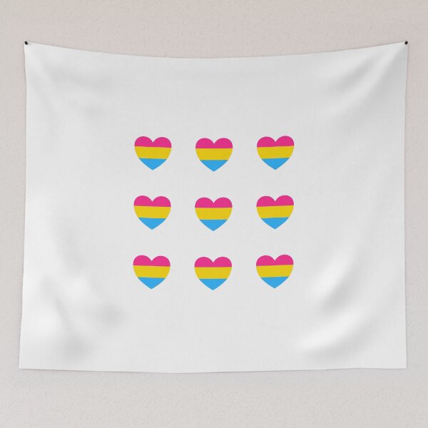 Item preview, Pansexual Flag Hearts Pack  LGBTQ Pride Month designed and sold by Inspirationmotivation.