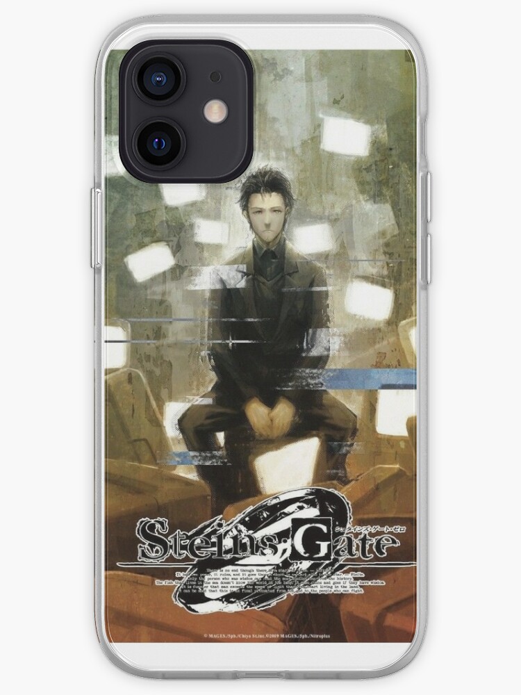 Steins Gate 0 Poster Design Iphone Case Cover By Rollermobster Redbubble