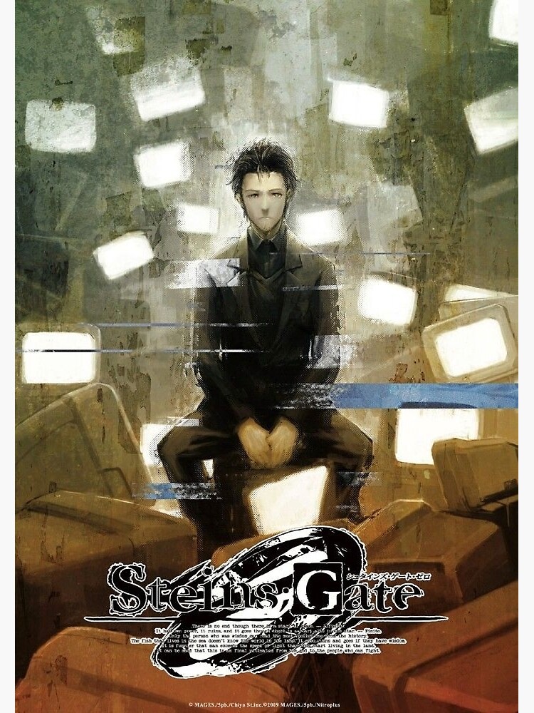 Steins Gate 0 Poster Design Postcard By Rollermobster Redbubble