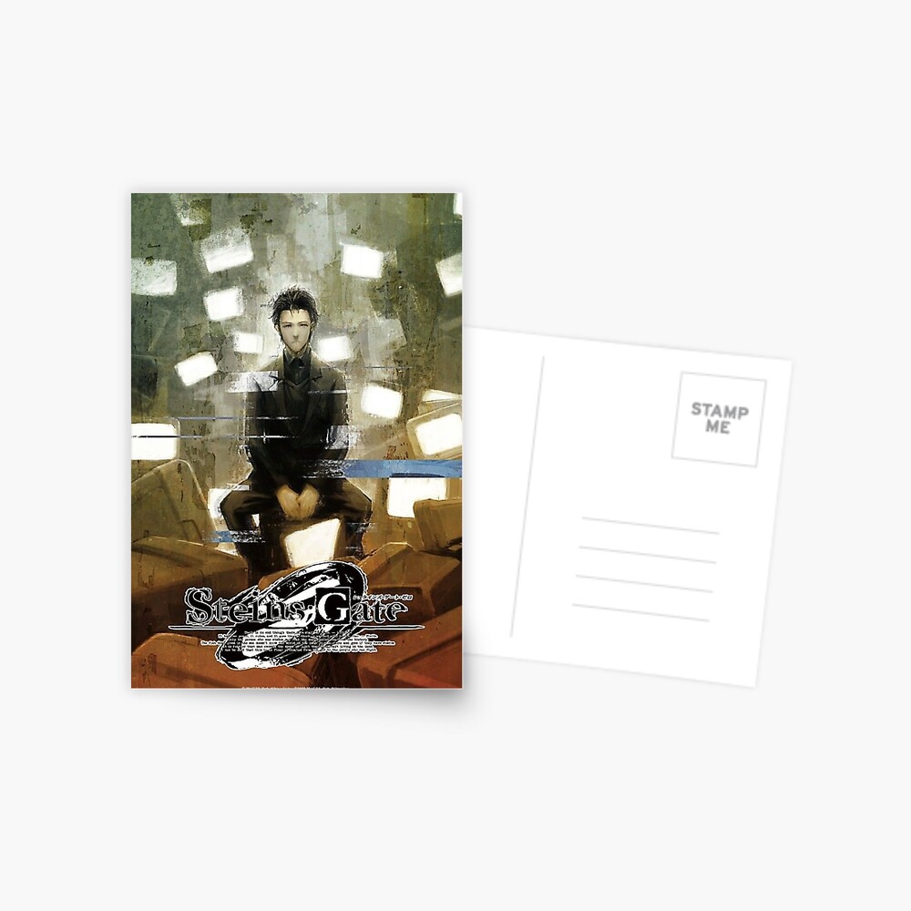 Steins Gate 0 Poster Design Postcard By Rollermobster Redbubble