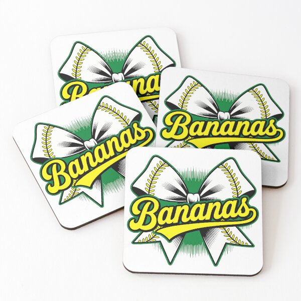 Item preview, Bananas Softball Bow  Cute Team Spirit Design designed and sold by designleon19.