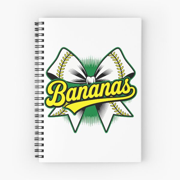 Item preview, Bananas Softball Bow  Cute Team Spirit Design designed and sold by designleon19.