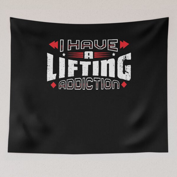 Item preview, I Have A LIFTING Addiction Vintage Distressed designed and sold by SassyYetClassy.