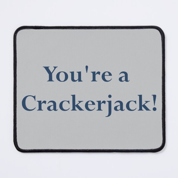 Item preview, "You're a Crackerjack" Typography in Blue Color designed and sold by WD-Artist.