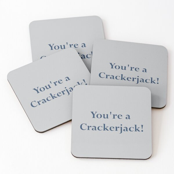 Item preview, "You're a Crackerjack" Typography in Blue Color designed and sold by WD-Artist.