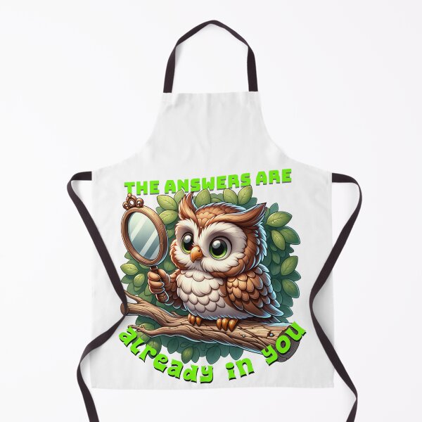 Item preview, The Answers Are Already in You – Cartoon Owl Art  designed and sold by MTeesGA.