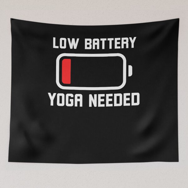 Item preview, Low Battery Yoga Needed funny yoga lover designed and sold by snowry.
