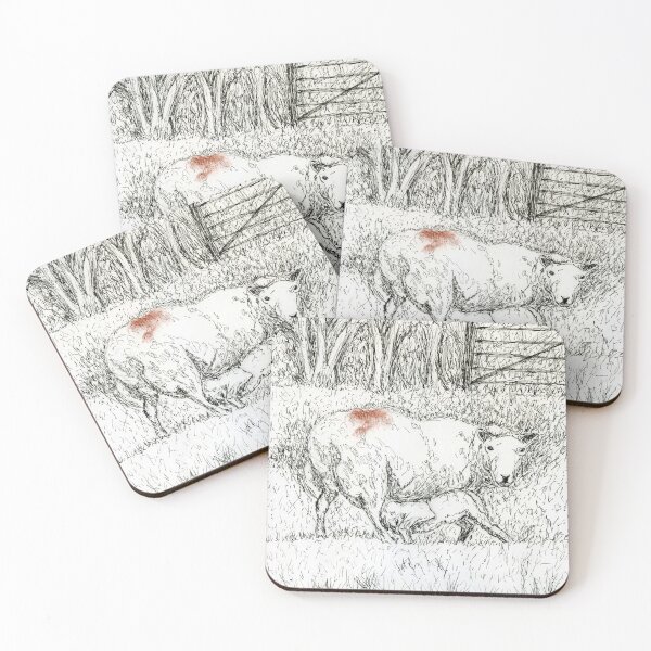 Item preview, Sheep and Lamb after Henry Moore designed and sold by LymphomaLass.