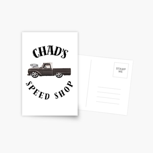 Item preview, Chad's speed shop designed and sold by TaraPen.