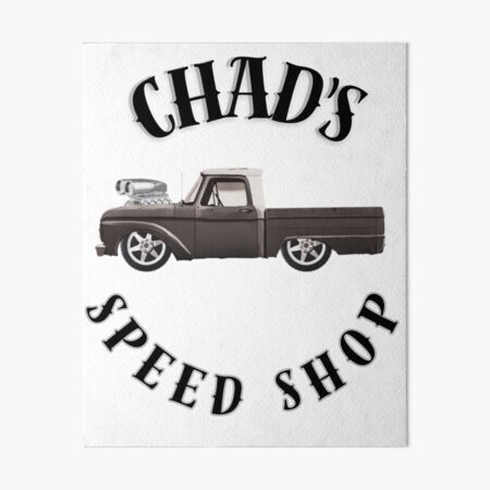Item preview, Chad's speed shop designed and sold by TaraPen.