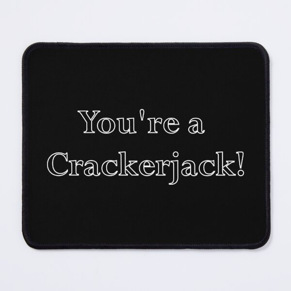 Item preview, "You're a Crackerjack" Typography in Black and White designed and sold by WD-Artist.
