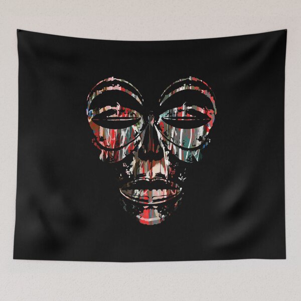 Item preview, TRIBAL HEART. MASK ABSTRACTION. designed and sold by 5hertz.