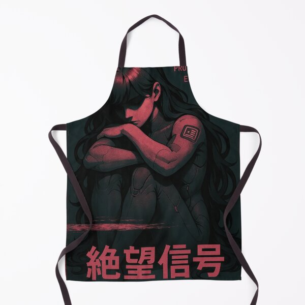 Item preview, Despair Signal – Cyberpunk Anime Girl Error Poster designed and sold by Hirvipelto.