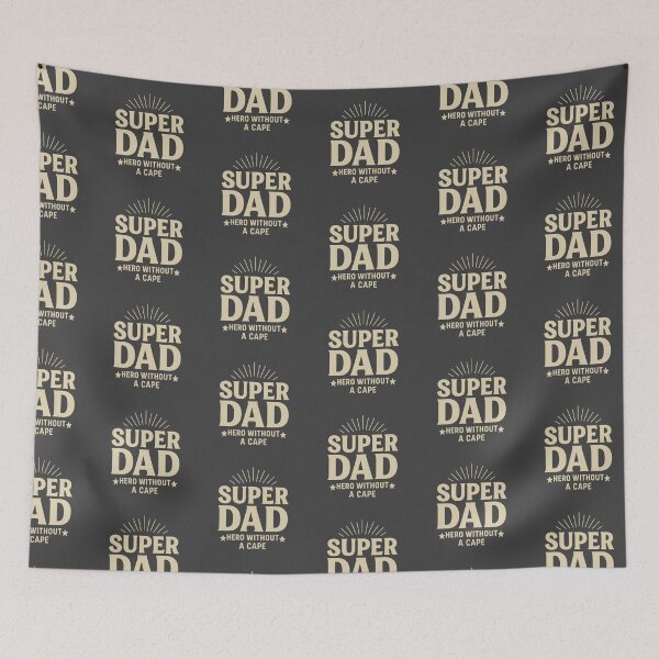 Item preview, Super Dad – Hero Without a Cape designed and sold by astersgraphics.