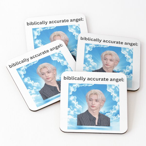 Item preview, Kpop Stray Kids Felix Funny Meme Kpop Biblically Accurate Angel  designed and sold by StarBunnyDesign.