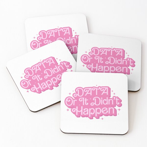 Item preview, DATA Or It Didn't Happen Colorful Quote designed and sold by InnaPo ⭐⭐⭐⭐⭐.