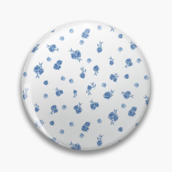 Item preview, Blue ditsy floral print designed and sold by itgirlcreative.