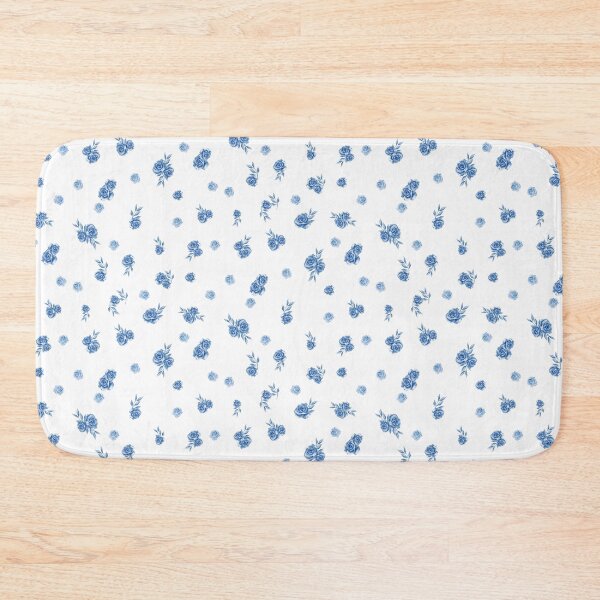 Item preview, Blue ditsy floral print designed and sold by itgirlcreative.