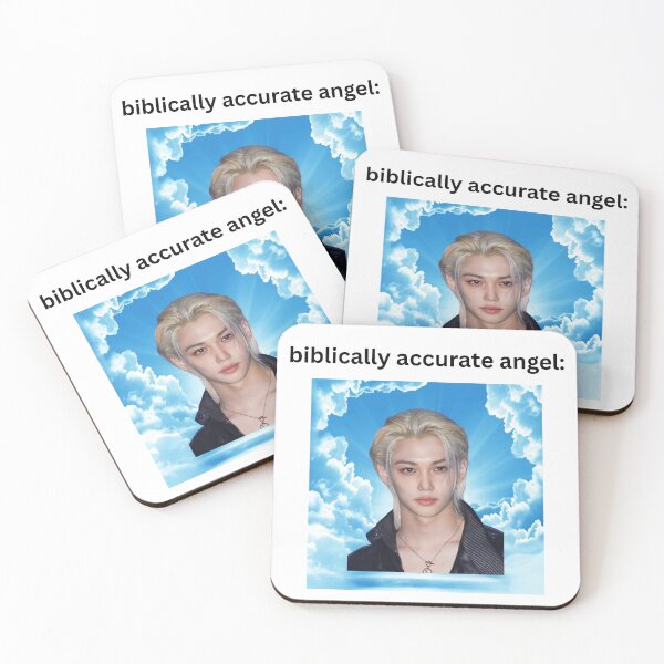 Item preview, Kpop Stray Kids Felix Funny Meme Kpop Biblically Accurate Angel  designed and sold by StarBunnyDesign.