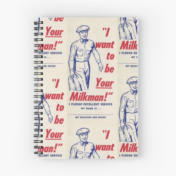 Item preview, I Want to be Your Milkman vintage advertisement designed and sold by PIXEL POP DESIGNS - Beyond the Norm!.