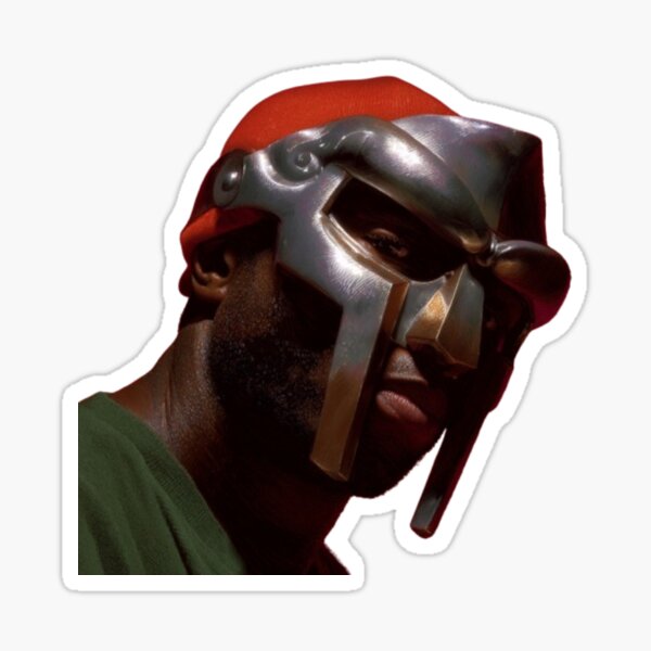 Item preview, The Masked Icon - MF DOOM sticker designed and sold by Shakas_Prints.