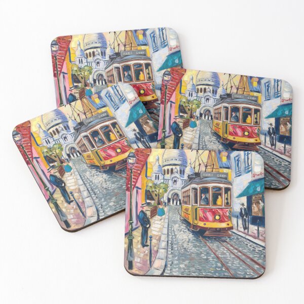 Item preview, Montmartre Paris Travel Art – Impressionist Painting  designed and sold by CARRAANN.