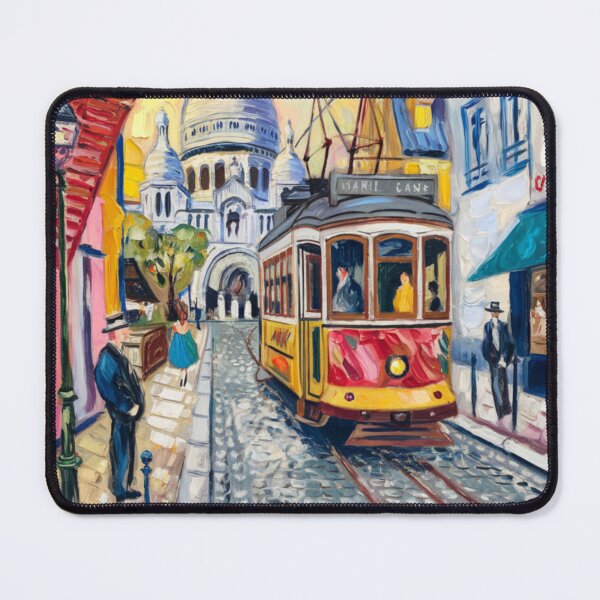 Item preview, Montmartre Paris Travel Art – Impressionist Painting designed and sold by CARRAANN.