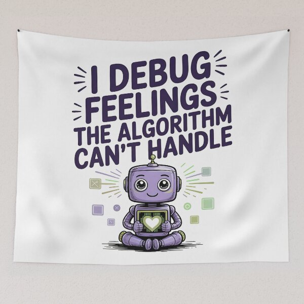 Item preview, AI Logic Meets Human Emotions designed and sold by Bliss Find And Design.