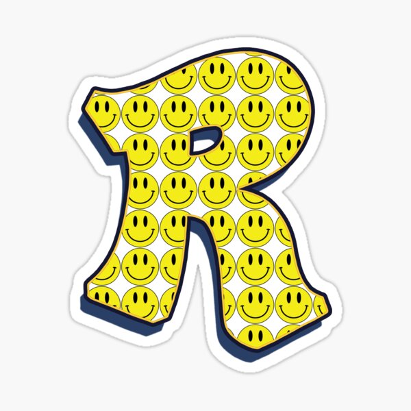 Letter R Sticker