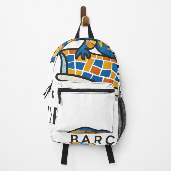 Item preview, Park Güell Barcelona Mosaic Salamander Silhouette - Gaudí Masterpiece Travel Souvenir designed and sold by bobscraze.