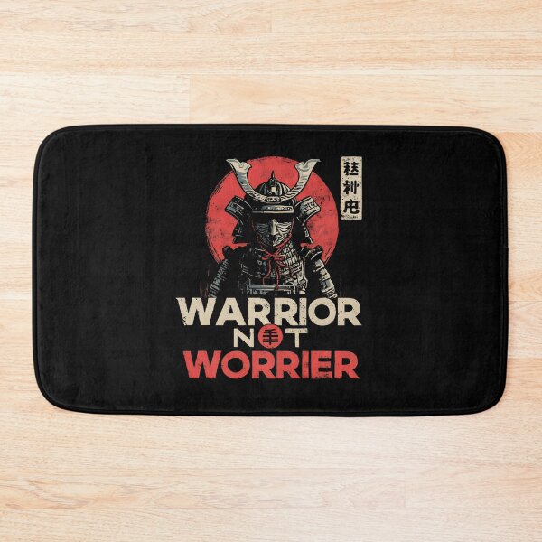 Item preview, Warrior Not Worrier - Japanese Samurai designed and sold by Cynora.