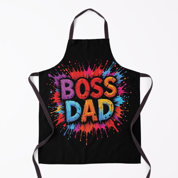 Item preview, "BOSS DAD" – Father’s Day Typography with Explosive Splash Effect designed and sold by BrushRushX.