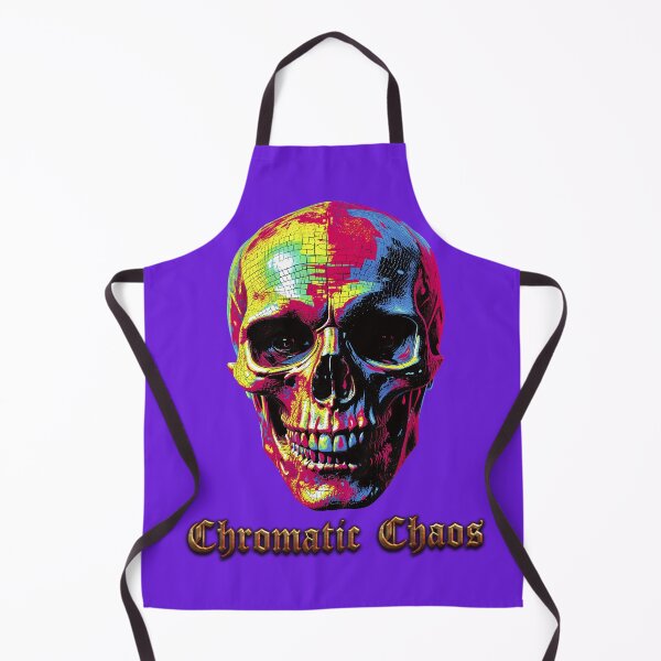 Item preview, Chrome colors skull with text designed and sold by AD-Digital-Art.