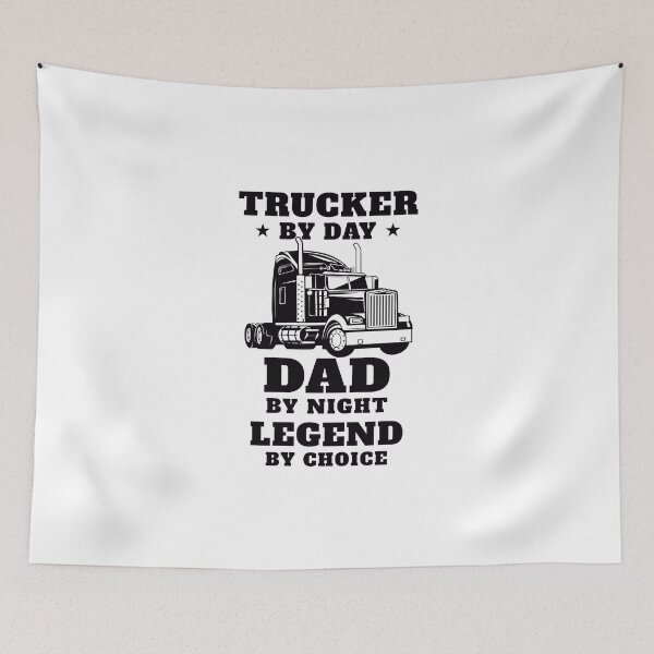 Item preview, Trucker and Dad - Hero on the Road and at Home designed and sold by HandicraftArt.