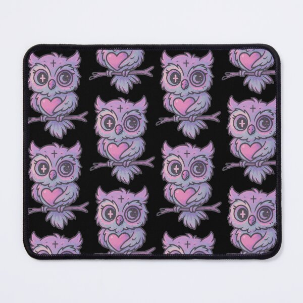 Item preview, Enchanted Pastel Owl with Cosmic Eyes   designed and sold by BunnyFogCo.