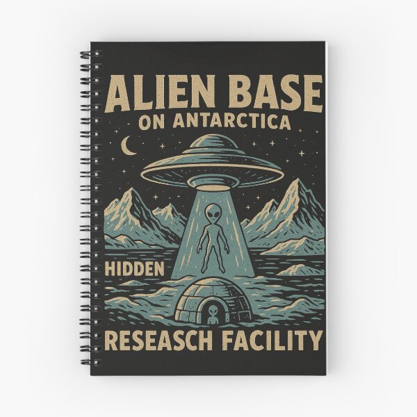 Item preview, Alien base on Antarctica designed and sold by NicolasRojas.
