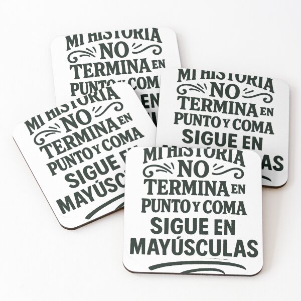 Item preview, My story continues in capital letters designed and sold by gallardostudio.