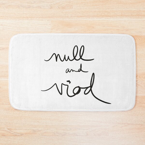 Item preview, Null and Void designed and sold by abeink.