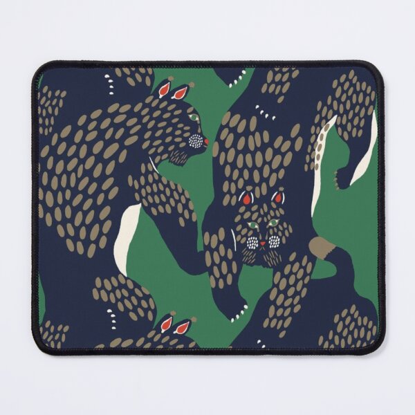 Item preview, blue leopards designed and sold by Pretty Postcards.