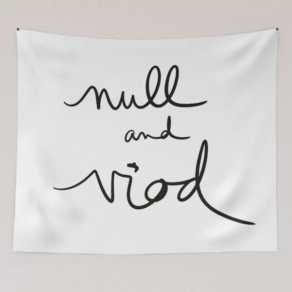 Item preview, Null and Void designed and sold by abeink.