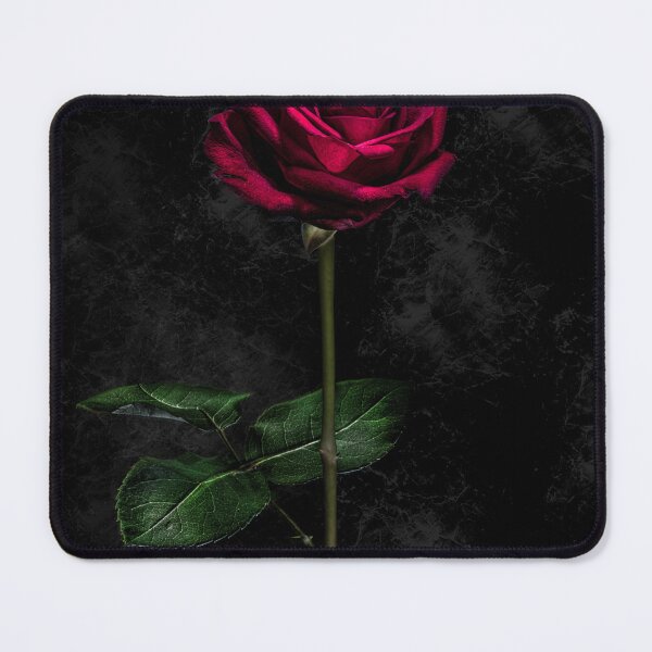 Item preview, Red Rose On Dark Background designed and sold by MonicPhotoMonic.