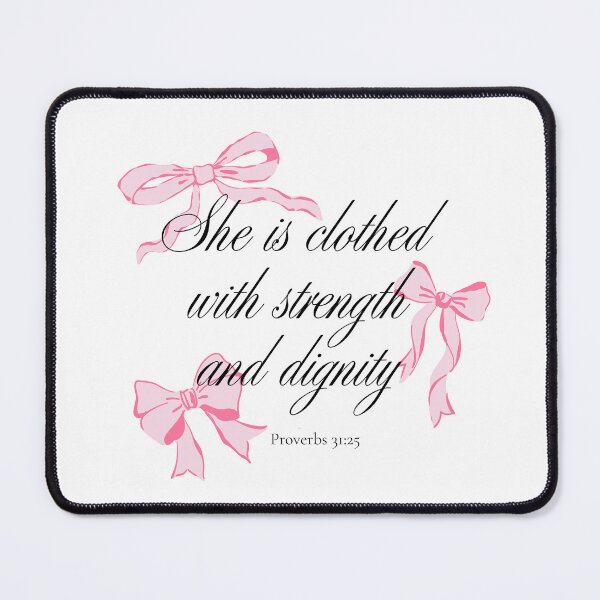 Item preview, She is Clothed (Pink) designed and sold by Lil Bits Art.