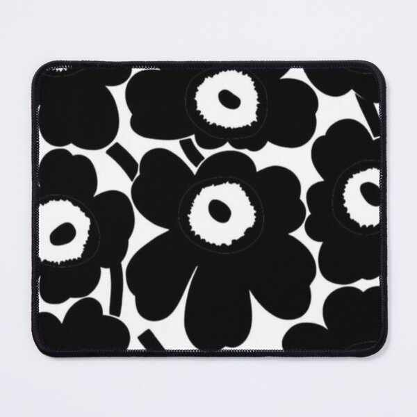 Item preview, black cute flowers designed and sold by Pretty Postcards.