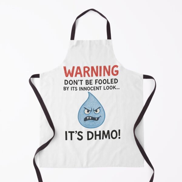 Item preview, Dihydrogen Monoxide Warning – Funny Hand-Drawn Science Joke designed and sold by kidcartoon.