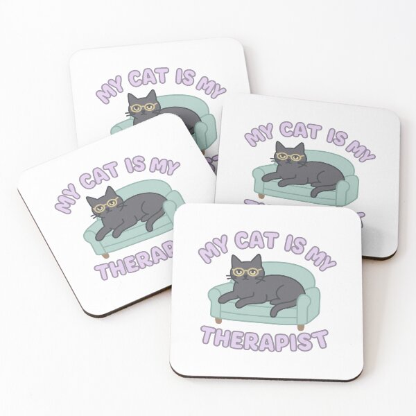 Item preview, My cat is my therapist designed and sold by elibeck.