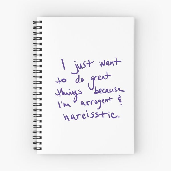 Item preview, I went to do great things because I’m arrogant and narcissistic. designed and sold by abeink.