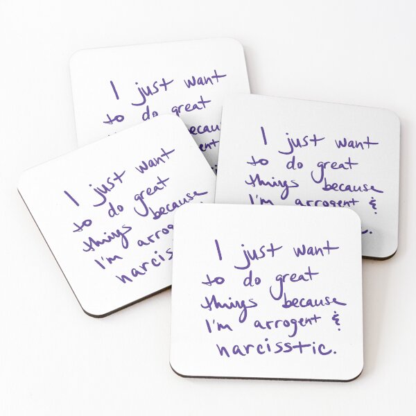 Item preview, I went to do great things because I’m arrogant and narcissistic. designed and sold by abeink.