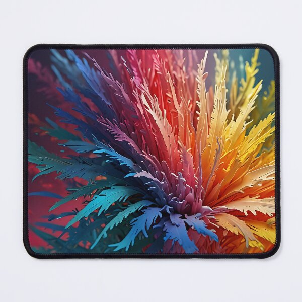 Item preview, Vibrant Chroma Bloom - Abstract Color Explosion Art designed and sold by VA Design.
