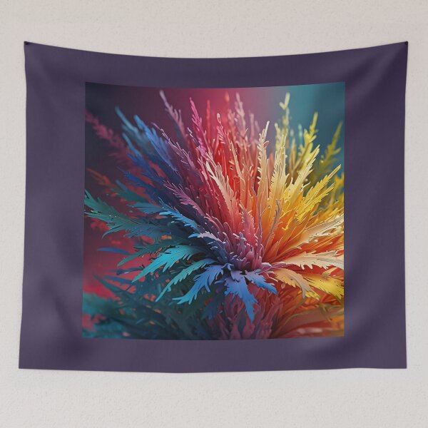 Item preview, Vibrant Chroma Bloom - Abstract Color Explosion Art designed and sold by VA Design.
